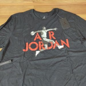 NIKE AIR JORDAN RETRO 5 STENCIL T-SHIRT [ADULT X-L